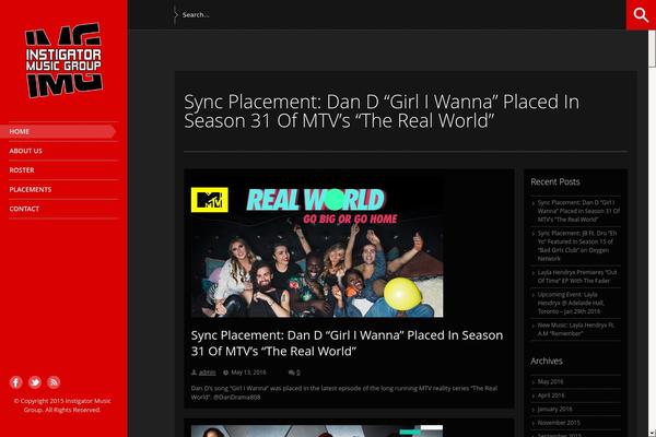 instigatormusicgroup.com site used Laband