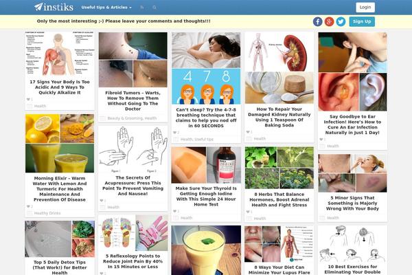 Herald theme site design template sample