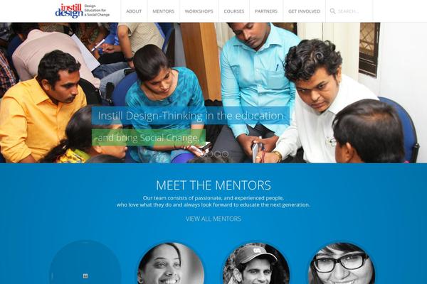 Infinite theme site design template sample