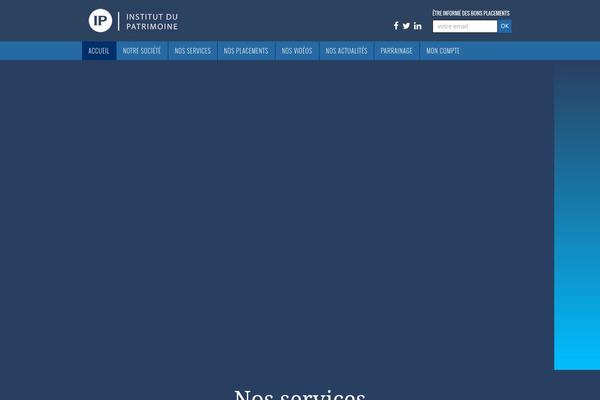 institut-patrimoine.com site used Patrimoine