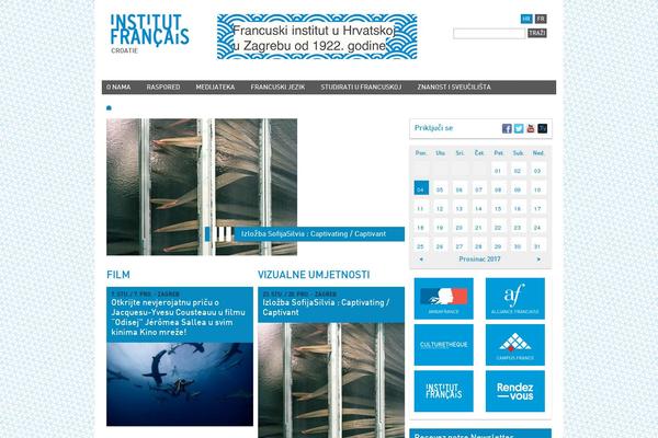 institutfrancais.hr site used Iftheme
