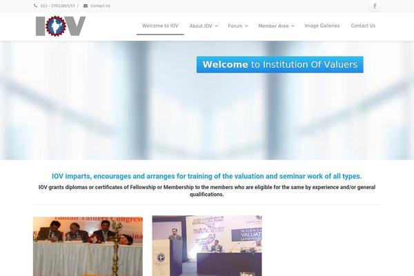 Envision theme site design template sample