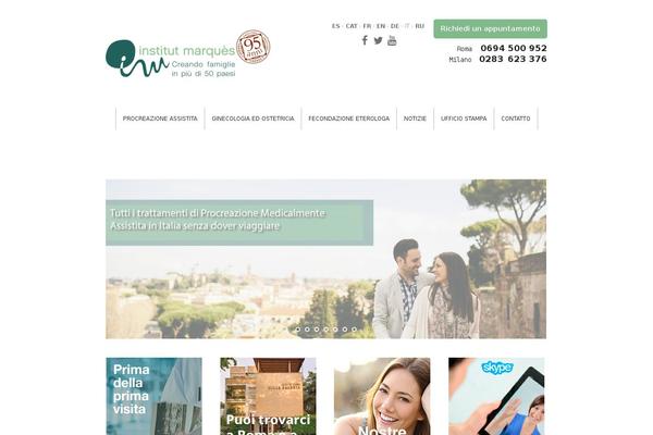 institutmarques.it site used Dental-clinic