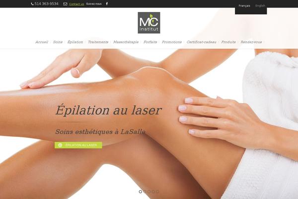 Nouveau theme site design template sample