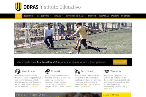 Campus theme site design template sample