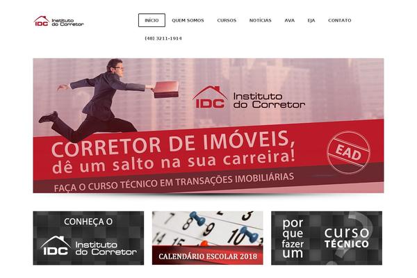 LMS theme site design template sample