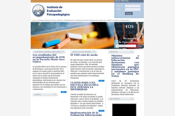 EOS theme site design template sample