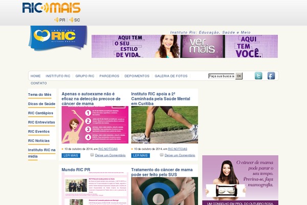 Ric theme site design template sample