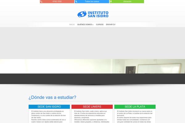 SimplePress theme site design template sample