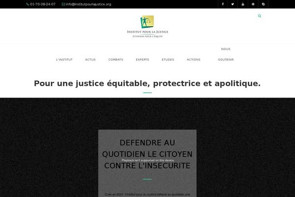 institutpourlajustice.org site used Institut-justice