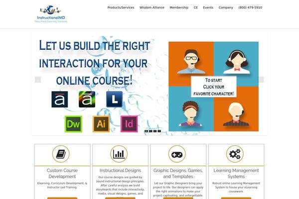 Hathor theme site design template sample