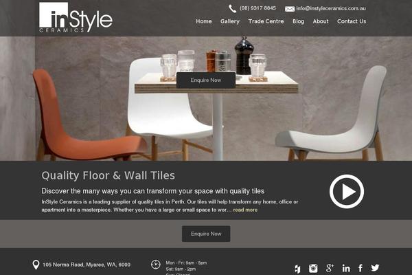 Titan theme site design template sample