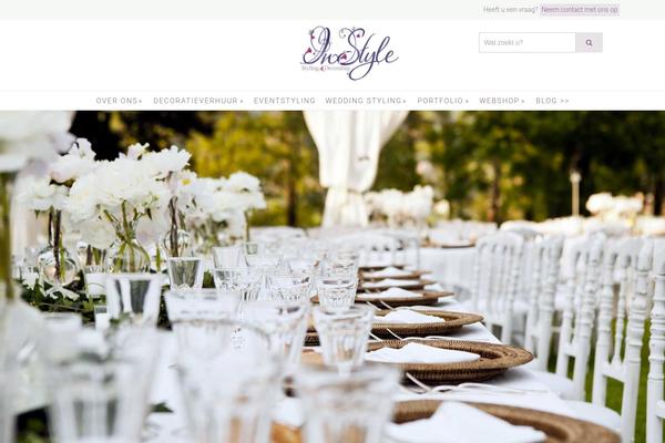 Qaween theme site design template sample