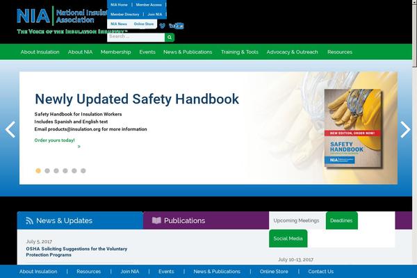 insulation.org site used Nia