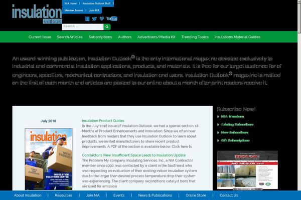 Nia theme site design template sample