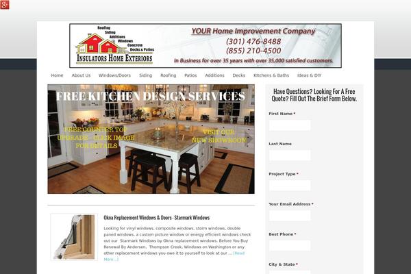 Site using Genesis Social Profiles Menu plugin