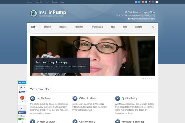 insulinpumpindia.com site used Medical Plus