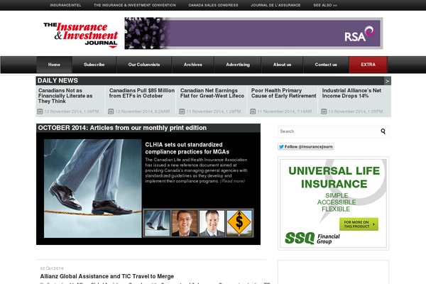 insurance-journal.ca site used London Live