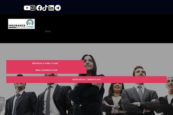 InsuRel theme site design template sample