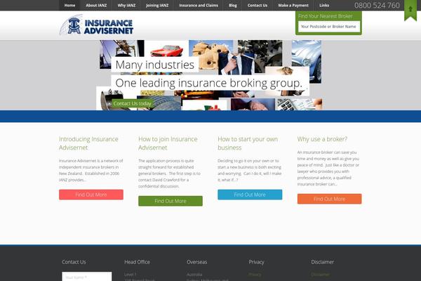Keorra theme site design template sample
