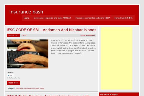 RedWaves Lite theme site design template sample