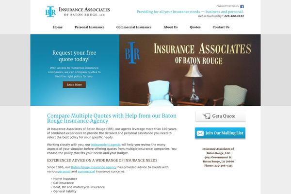 Balance theme site design template sample