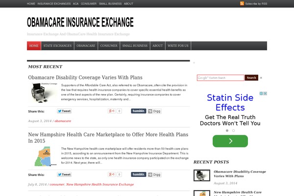 Daily Headlines theme site design template sample