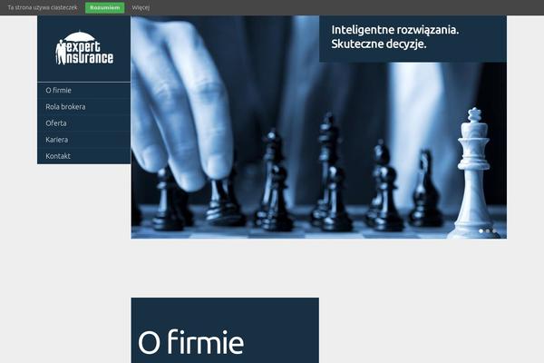 Broker theme site design template sample