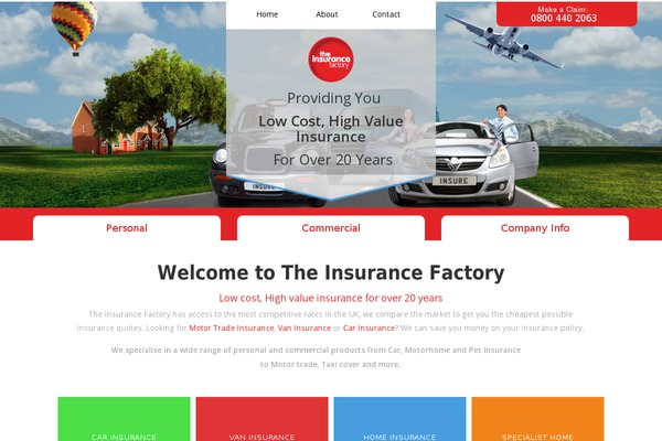 insurancefactory.com site used Insurancefactory2014