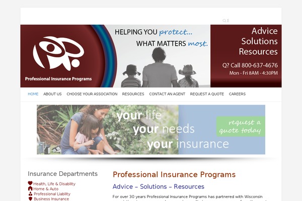 Site using Simple Responsive Slider plugin
