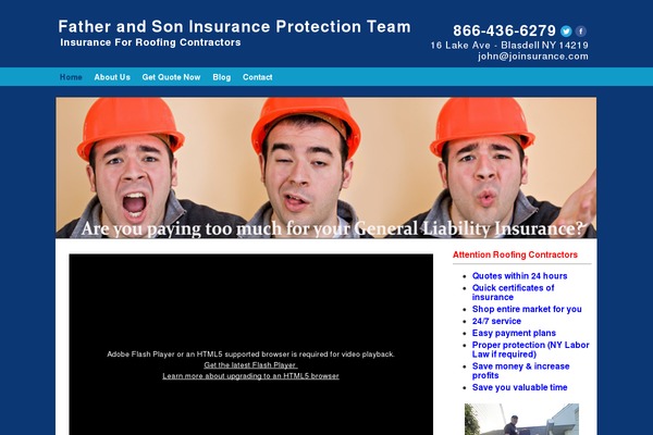 Smallbiz Dynamic theme site design template sample