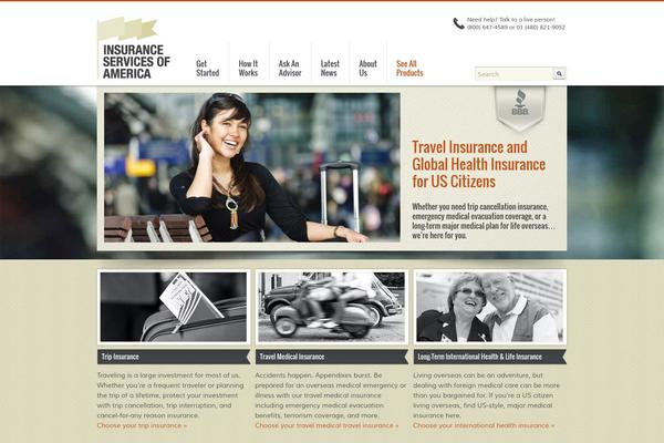 Isa theme site design template sample
