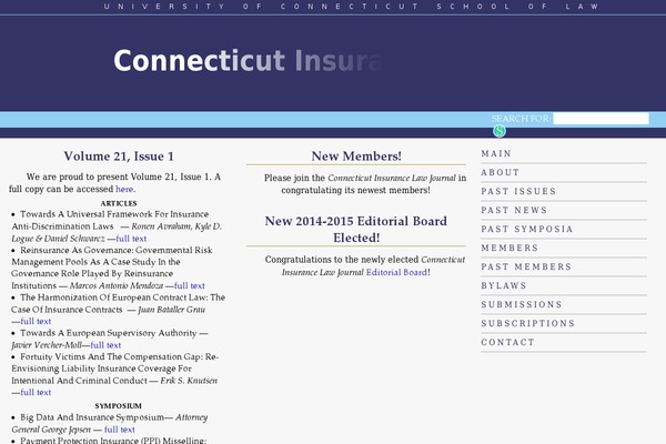 insurancejournal.org site used Cilj