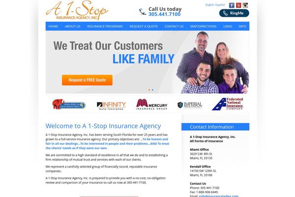 insuranceladies.com site used Poptheme