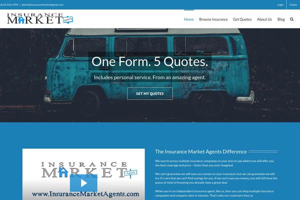 Avada theme site design template sample