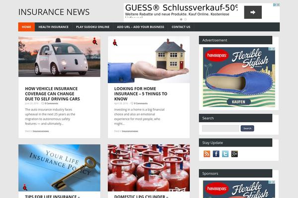 Combomag theme site design template sample