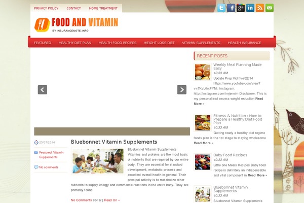 insurancenote.info site used Dinnertime