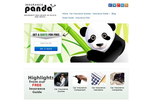 insurancepanda.com site used Yydevelopment-wordpress