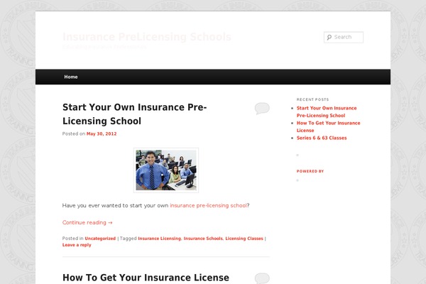 Twenty Eleven theme site design template sample
