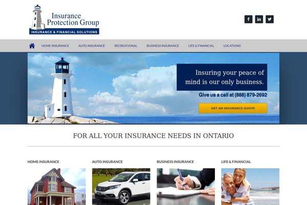 Outreach Pro theme site design template sample