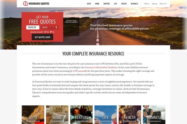 insurancequotes.org site used Coverage-2020