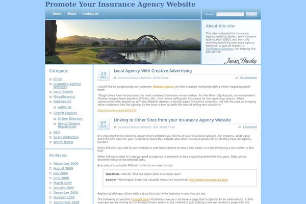 Cloudy theme site design template sample