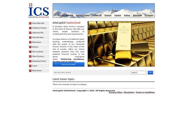 Ics theme site design template sample