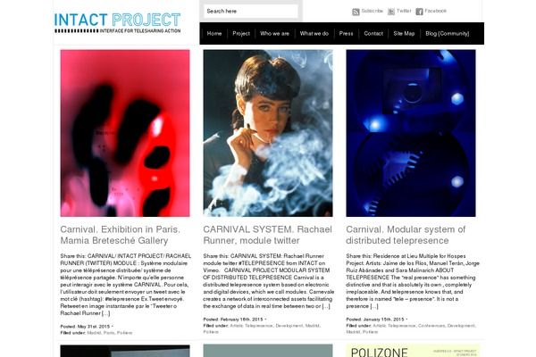 Paragrams theme site design template sample