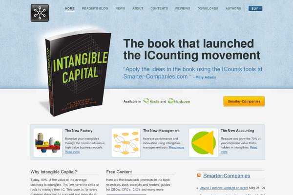 eBook theme site design template sample
