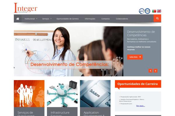 Cacoon theme site design template sample