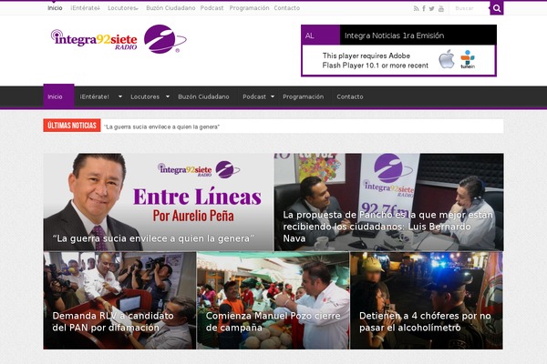 Newspaper theme site design template sample