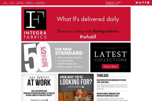 Integra theme site design template sample