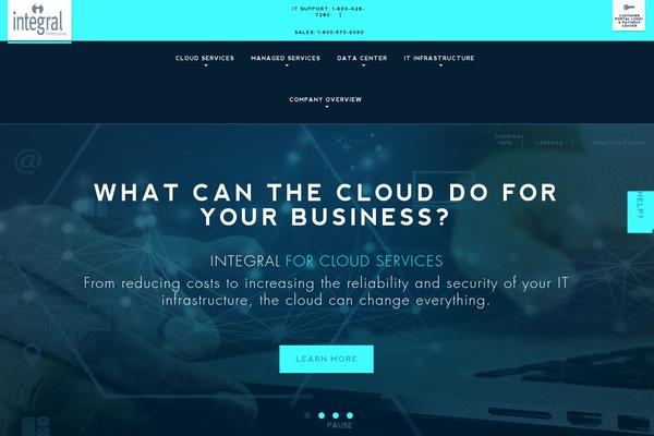 Integral theme site design template sample