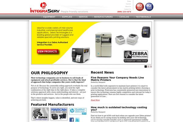 Impreza theme site design template sample